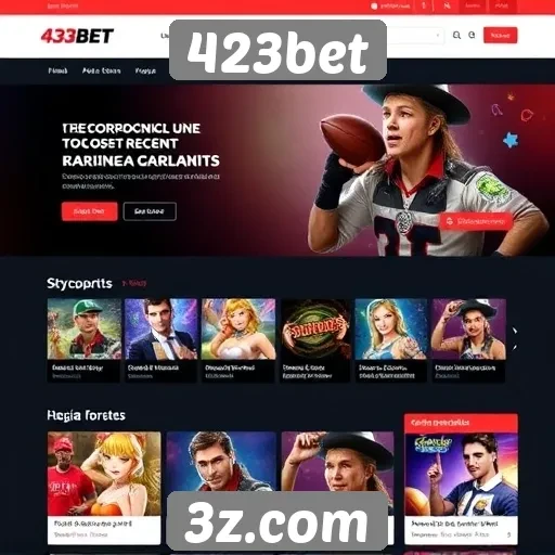 Avaliação do design e usabilidade do site 423bet