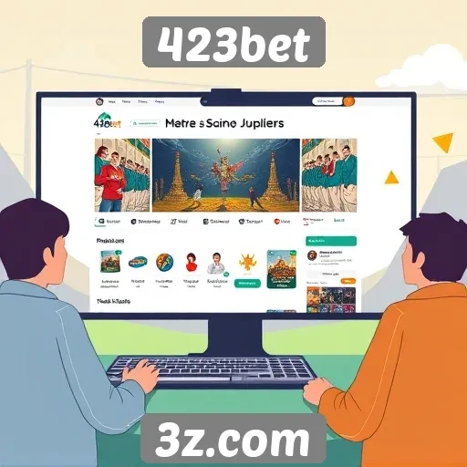 Experiência do usuário no site 423bet