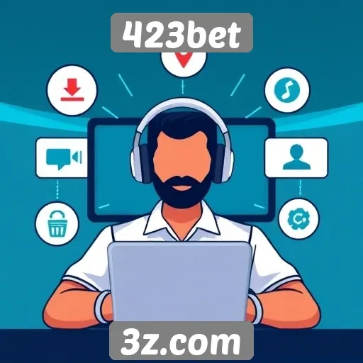 Funcionalidades do suporte ao cliente no 423bet